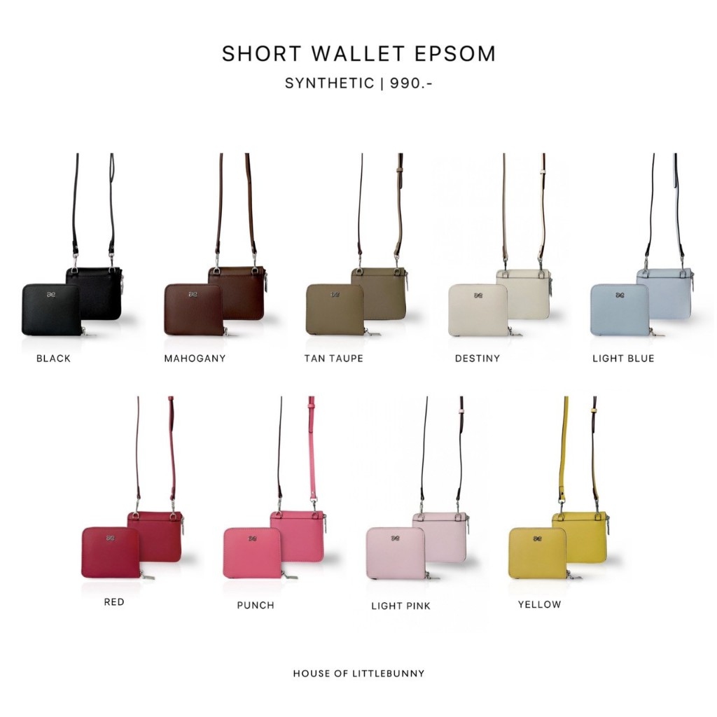 LITTLEBUNNY official  Medium zippy epsom wallet (Genuine leather)