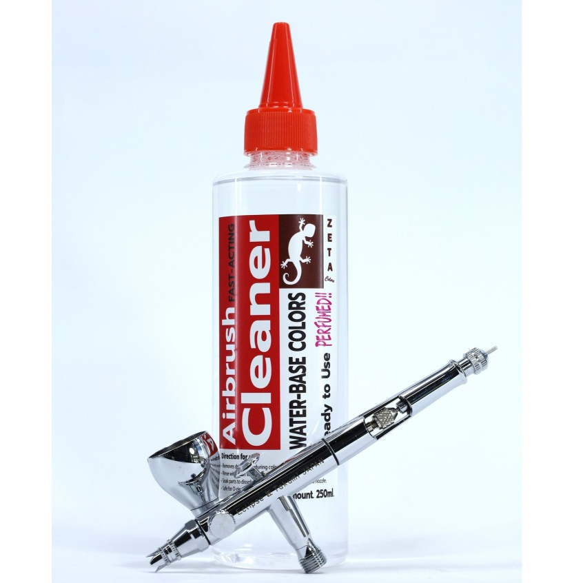 ZETA Colors - Airbrush Cleaner for Water Based  น้ำยาล้างแอร์บรัชสำหรับสีสูตรน้ำโดยเฉพาะ