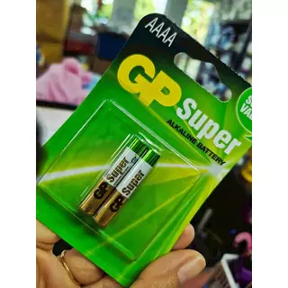 GP Super ALKALINE BATTERY รุ่น 25A-2U2 AAAA 1.5V LR8D425 ถ่าน 1แพ็ค 2ก้อน แท้ประกันศูนย์