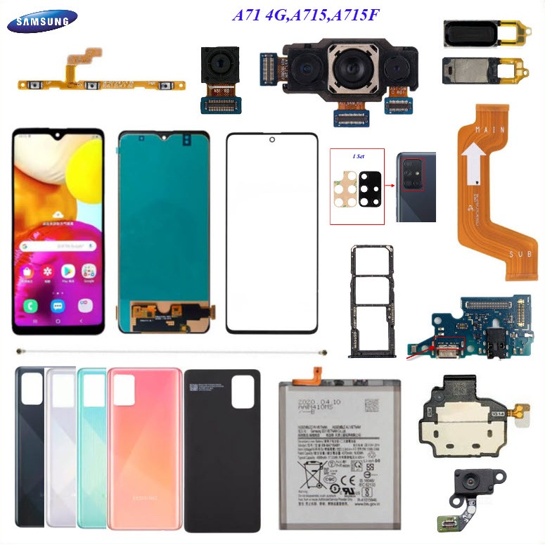 อะไหล่มือถือ Samsung A71 4G,A715,A715F,A71 5G,A716,A716F/หน้าจอ LCD