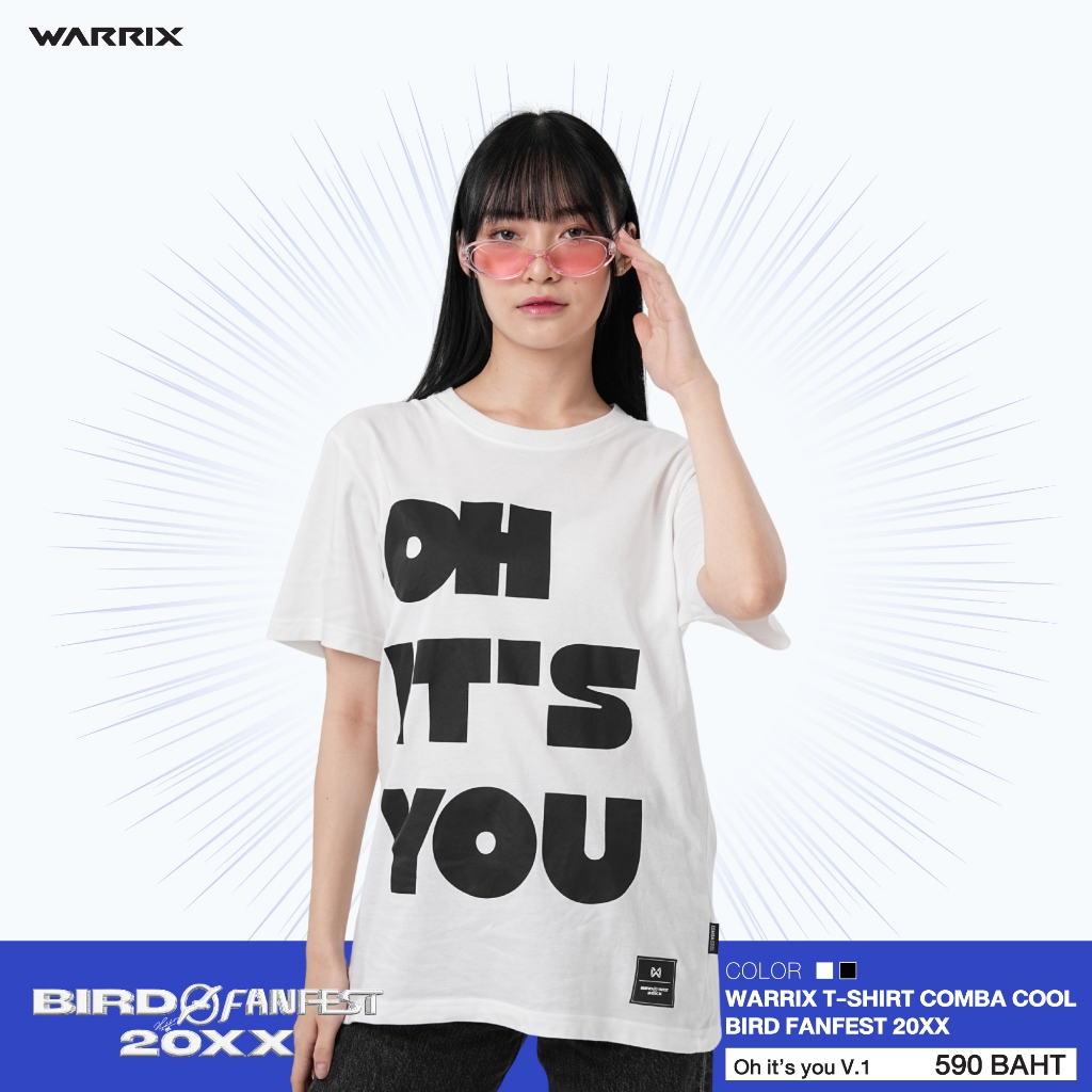 WARRIX T-Shirt Comba Cool Bird Fanfest 20XX รุ่น On it\\\'s you V.2 (LA-254BRACL02)