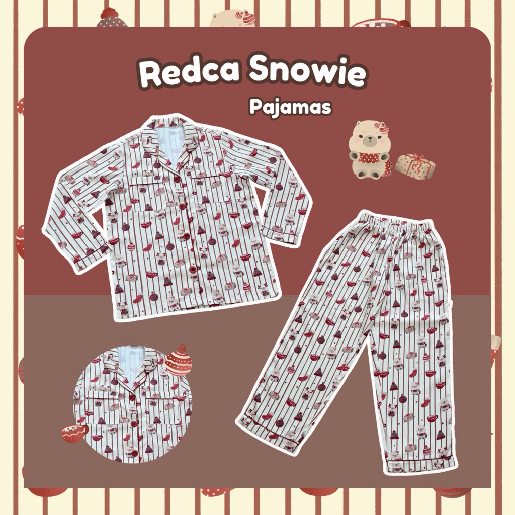 Lirica | ชุดนอน RedCa Snowie Pajamas แขนยาว *เฉพาะชุดนอน