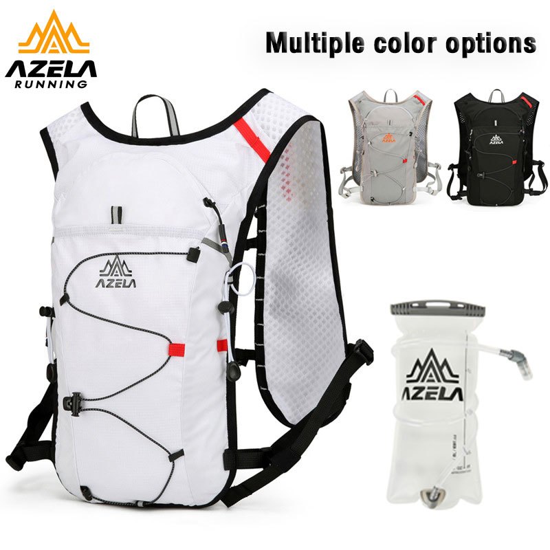 AZELA 7L/210g เดินป่า Hydration กระเป๋าเป้สะพายหลังน้ําหนักเบา Breathable กระเป๋าวิ่งกีฬากลางแจ้งเดินป่าขี่จักรยานปีนเขา