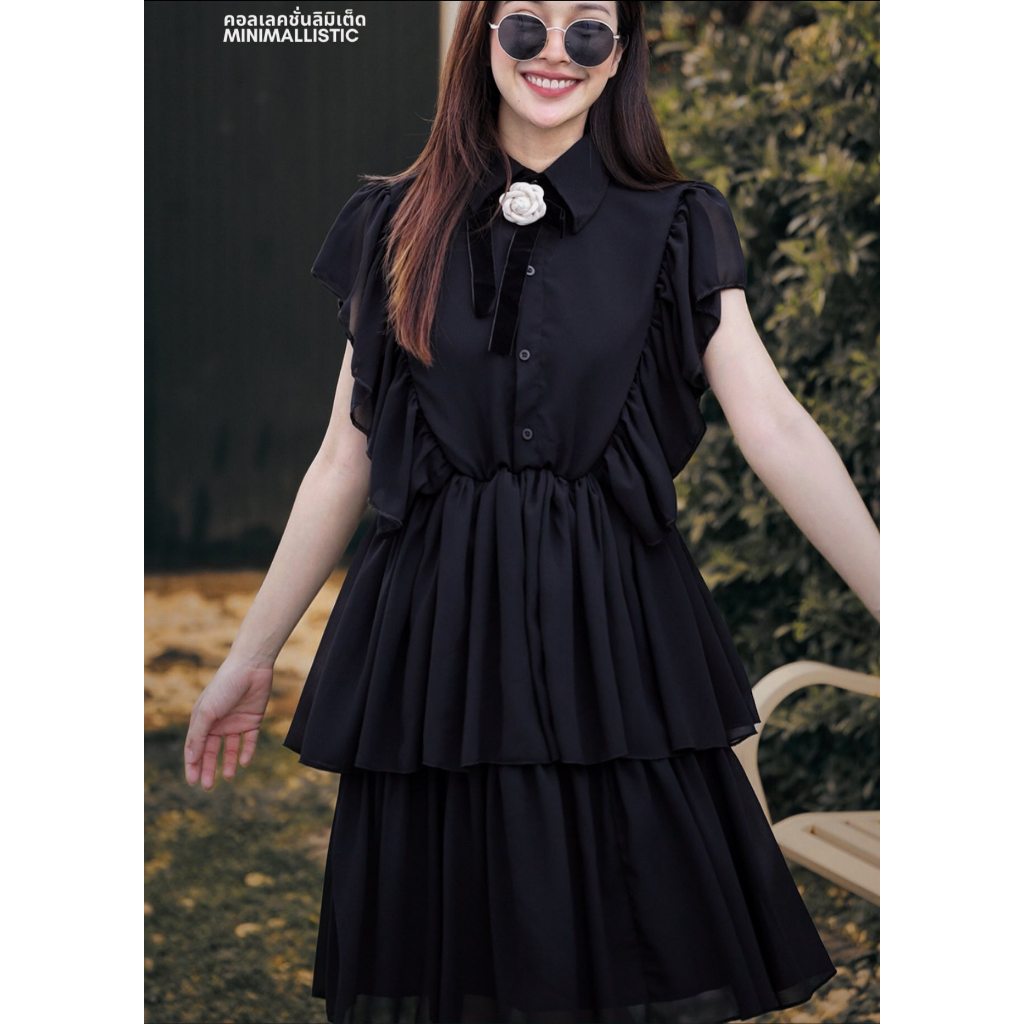 Milly Bow Dress (ไม่มีโบว์ดอกไม้) ลุคหวานละมุนมาแล้วงับ ♥️📸 🍸