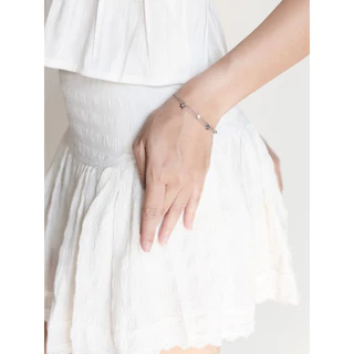 A.piece กำไล Stardust petite collection (waterproof) : [stainless steel] Stardust twin chain bracelet