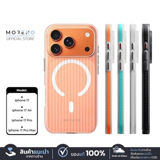 Moreno เคสมือถือแม่เหล็ก แบบใส ขอบกันกระแทก ซี่รี่ย์ 11-17 ร…