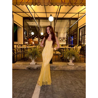 Fabrique.co - Estelle Dress เดรสยาว เดรสลูกไม้ เดรสแฟชั่น แฟชั่นผู้หญิง เดรสไปงานแต่ง ชุดไปงานแต่ง ชุดออกงาน