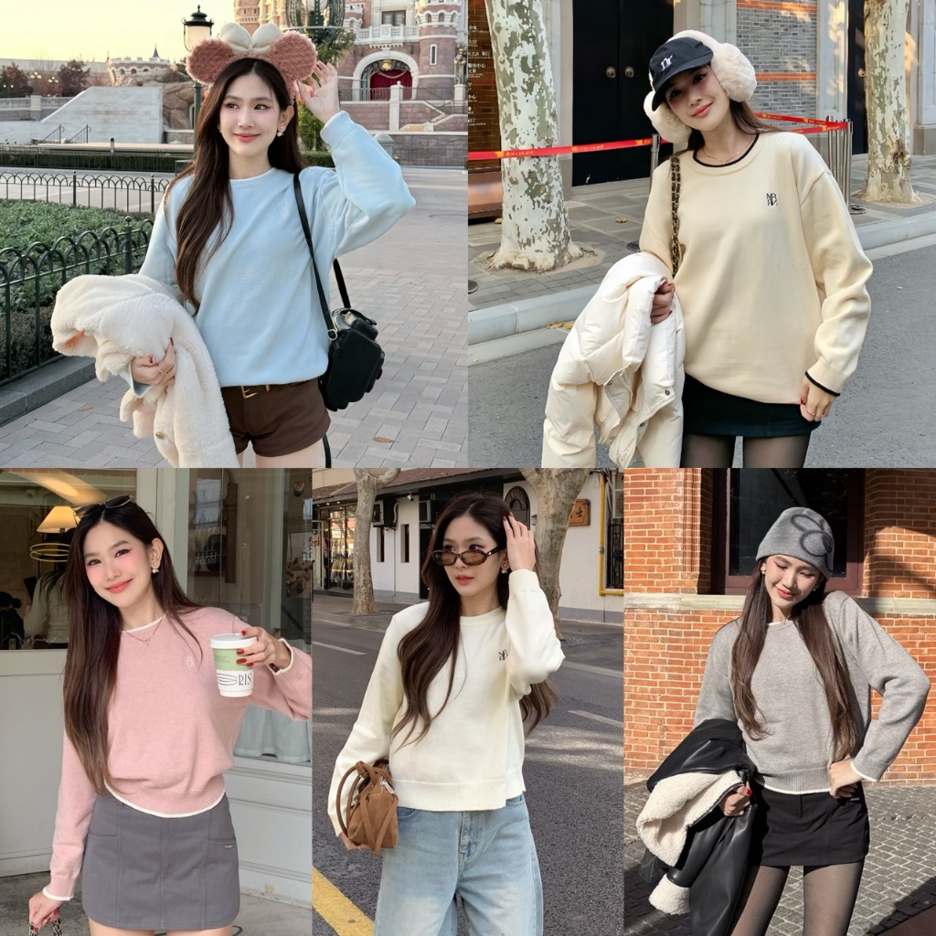 NICHARIS - สเวตเตอร์ผ้านุ่มมาก รุ่น Dreamie Sweater