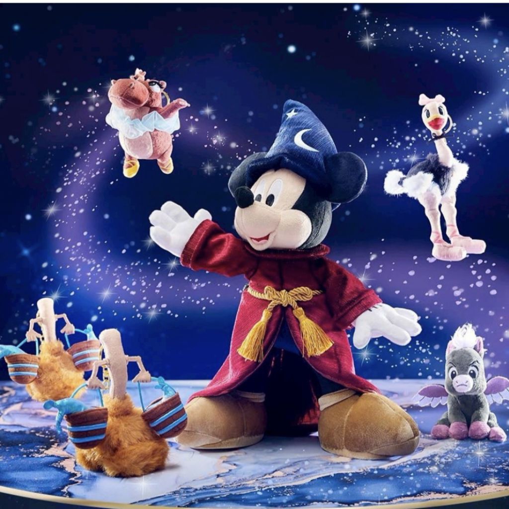 Disney Store JAPAN 2025 Fantasia 85th Plush Key Chain Mickey
