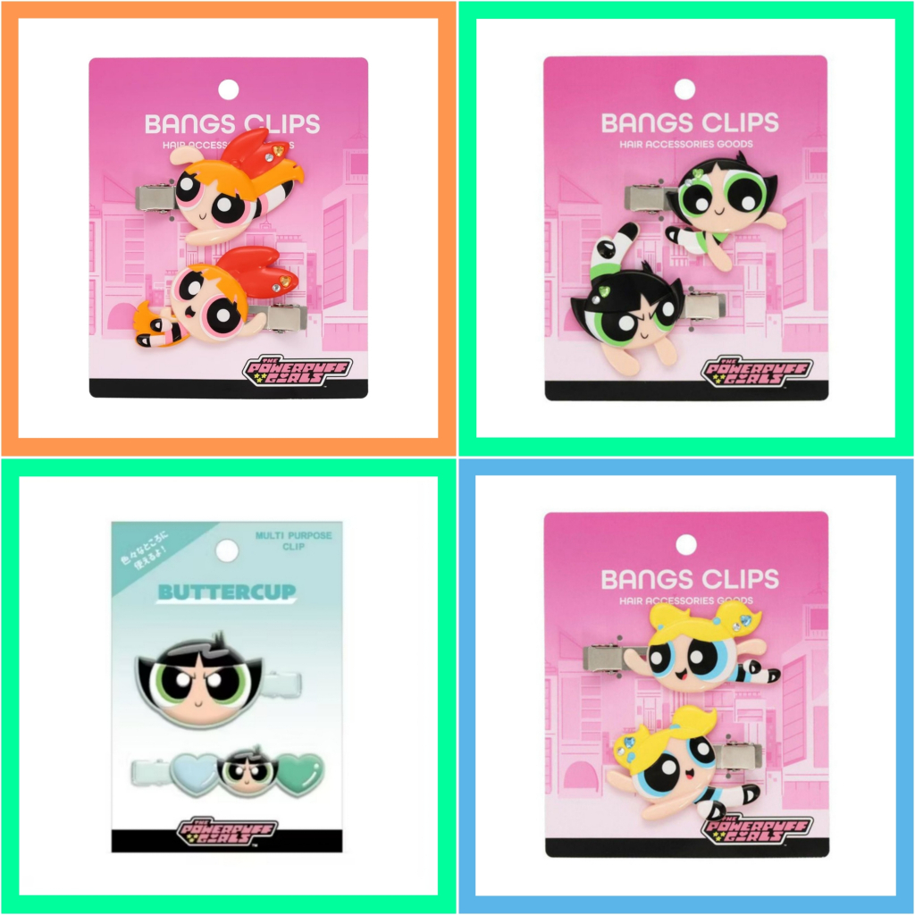 🧡 แท้ 100% กิ๊บติดผม Powerpuff Girls hair clip 💛 กิ๊บพาวเวอร์พัฟฟ์เกิลส์