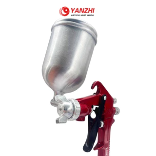 Yanzhi กาพ่นสีหัว1.5มิลแบบใช้กับปั๊มลม F75G 1.5e และ W71 1.5e ถ้วยข้าง 400 cc.