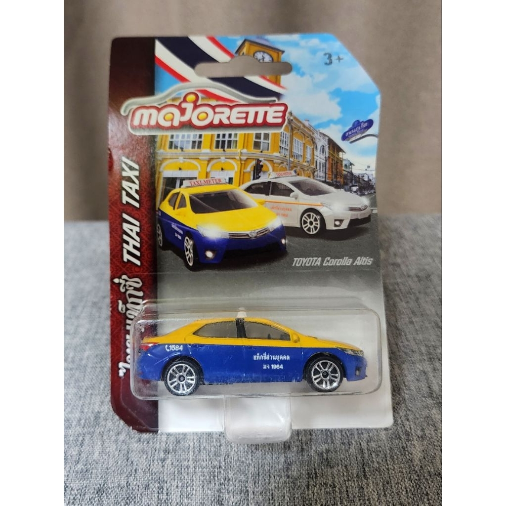 โมเดลรถเหล็ก TAXI แท็กซี่ majorette scale 1/64