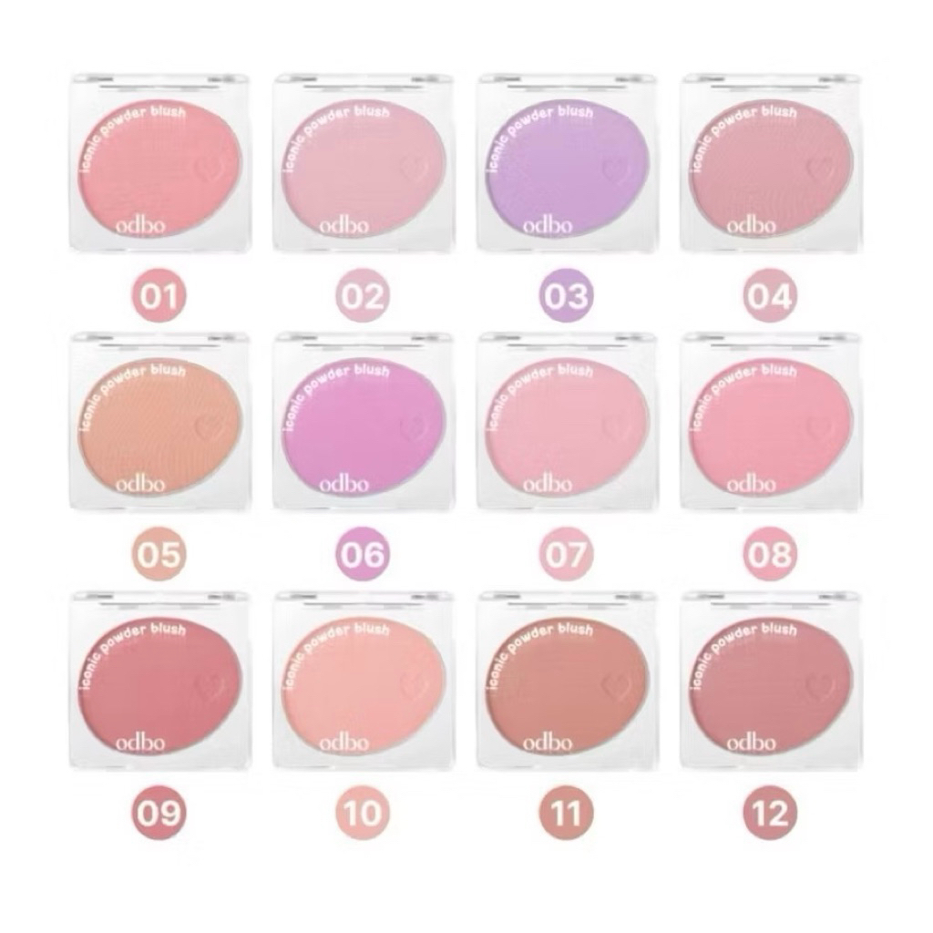 Odbo ICONIC Powder Blush od1325 บลัชออนโอดีบีโอ ขนาด 4.2กรัม