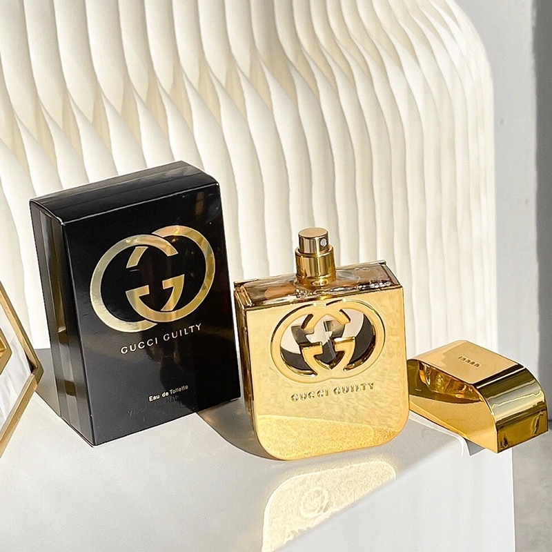 Gūcc* Guilty Eau de Toilette - คู่รักกลิ่นน่าหลงไหล ผู้ชาย 90ml + ผู้หญิง 75ml (เซ็ตกลิ่นเย้ายวน ราคาพิเศษ) - รูปที่ 3