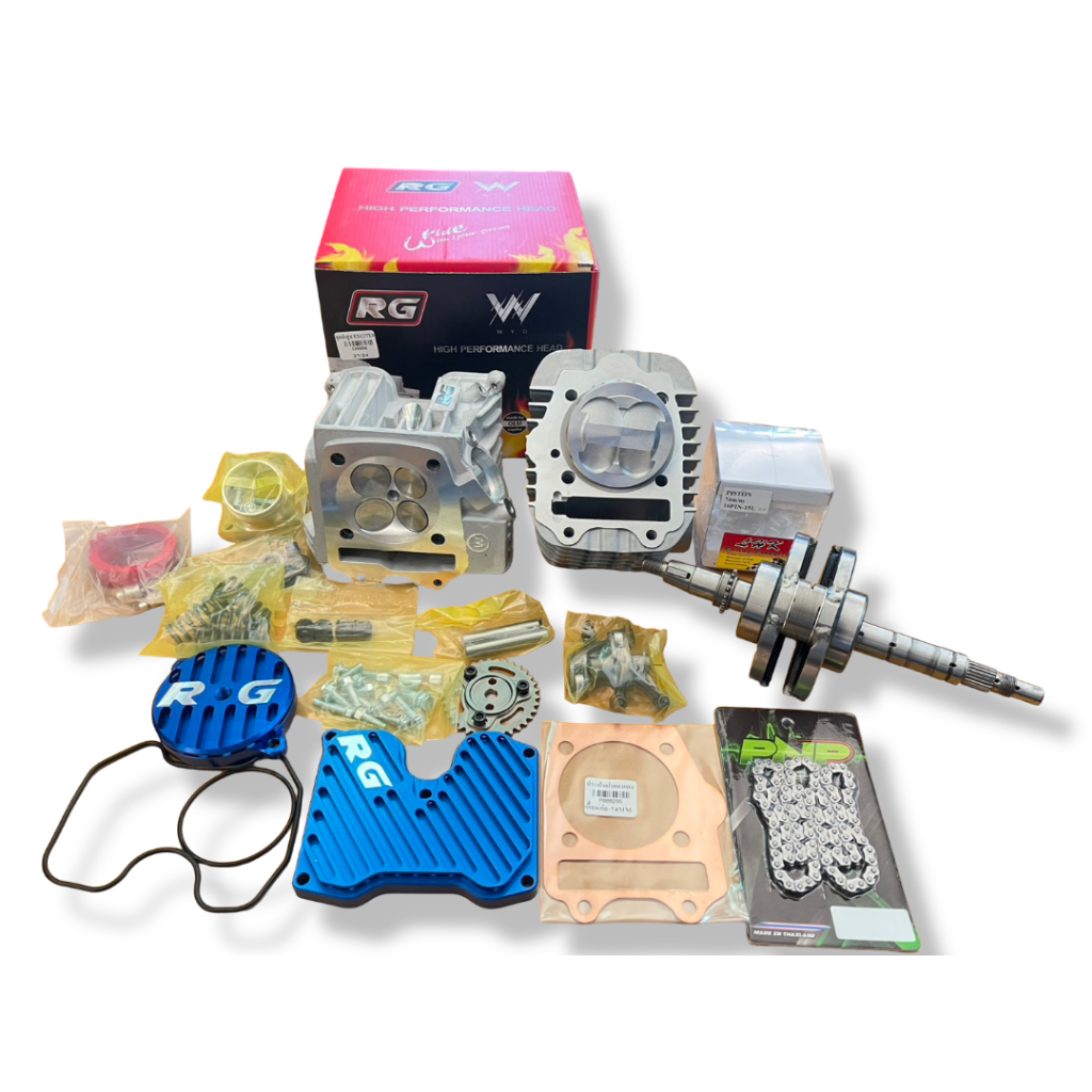 ชุดฝาสูบ w.125 EXCITER ชัก5/ชัก7 ลูก70-74