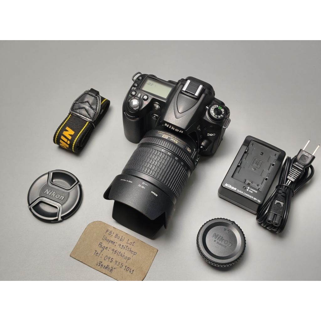 Nikon D90 พร้อมเลนส์ Nikon 18-105mm VR (เมนูeng/ชัตเตอร์ 5,×××)
