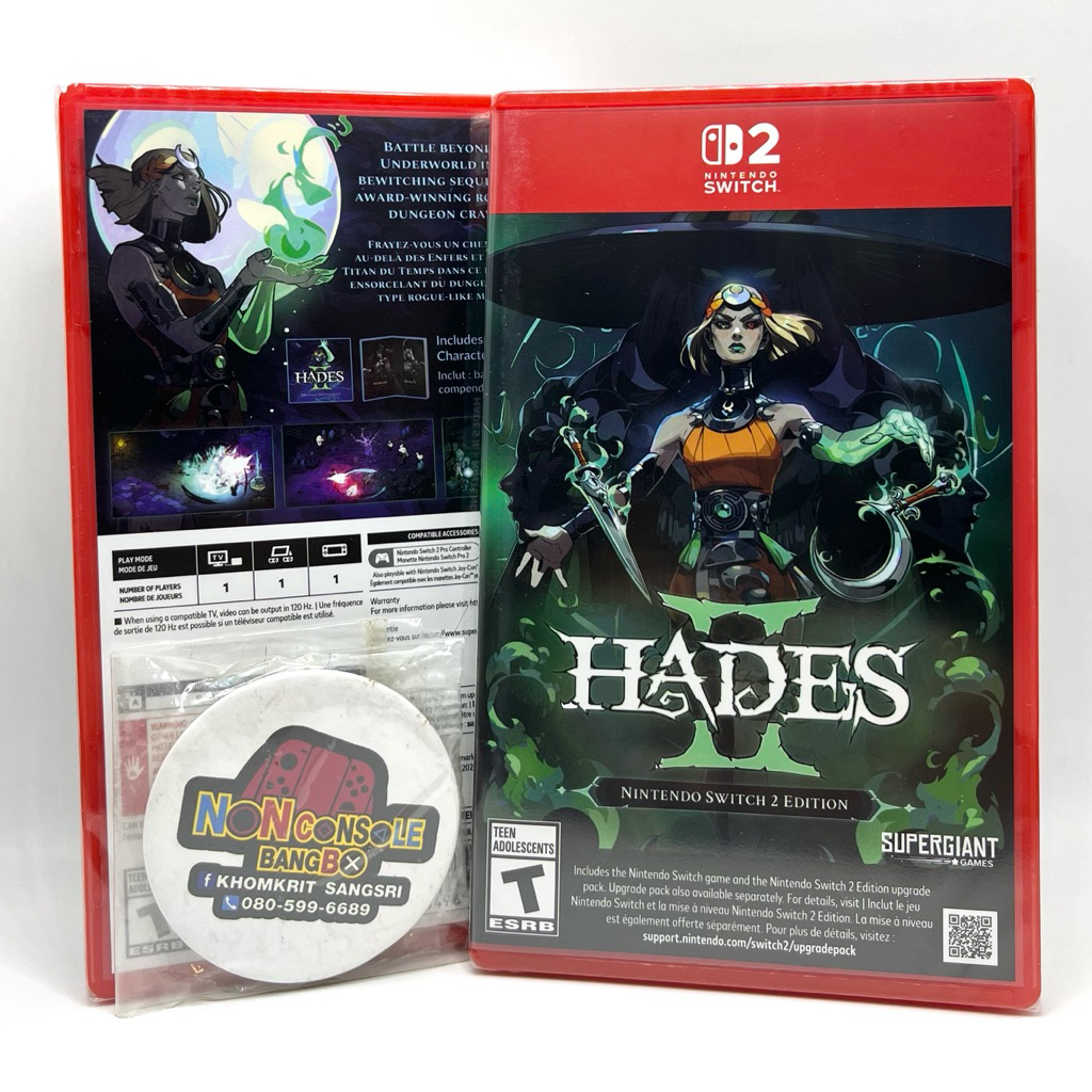 [รหัสLNเล่นในNS1ได้💥] HADES II / HADES 2 (NS2) (JP-ENGLISH]