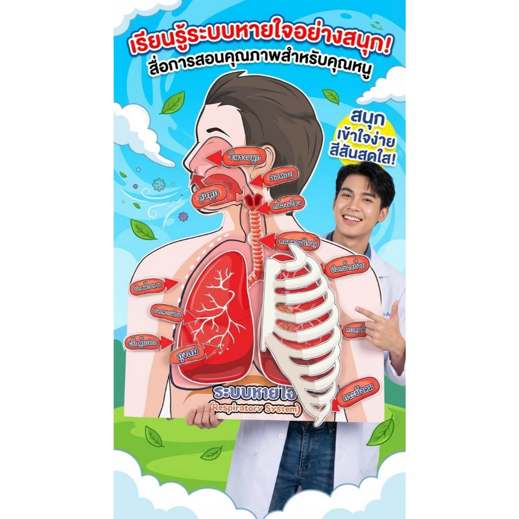 บอร์ดระบบทางเดินหายใจ