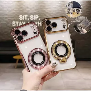 เคส ตั้งได้ สำหรับ VIVO Y39 Y02 Y02T Y02A Y15S Y01 Y01A Y16 Y02S เคสฟรุ้งฟริ้ง สวยหรู กากเพชร CD 2in1 กันกล้อง กันมุม