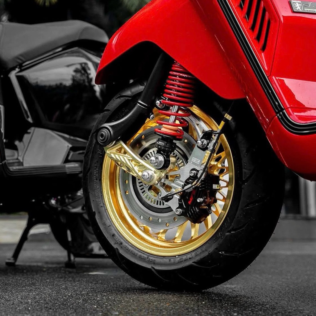 อาร์มหน้า GH สำหรับ Lambretta X300 อลูมิเนียม 7075 ติดตั้งแทนอาร์มเดิมได้เลย ลิงค์อาร์ม แลม x300
