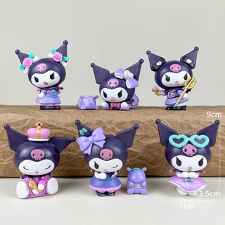 🔥พร้อมส่ง🔥โมเดลซานริโอ้ คุโรมิ Sanrio Kuromi ตุ๊กตาฟิกเกอร์ สําหรับตกแต่งเค้ก ของแต่งบ้าน ตกแต่งรถยนต์