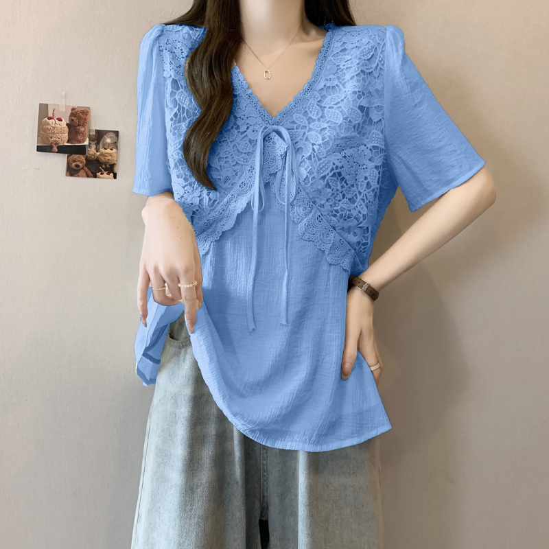 FBAShop สินค้าคุณภาพ เสื้อผ้าแฟชั่นสำหรับผู้หญิง ทรงสวยดีเทลดี รุ่นนี้ใส่เที่ยวก็ได้ใส่ออกงานก็ดี เนื้อผ้านิ่มสวมใส่สบาย - รูปที่ 7