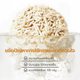 Petus ทรายแมวเต้าหู้ 3.8L/7L ทรายแมว Tofu Cat Litter ดับกลิ่น ดูดซับดี ฝุ่นน้อย ทิ้งชักโครกได้