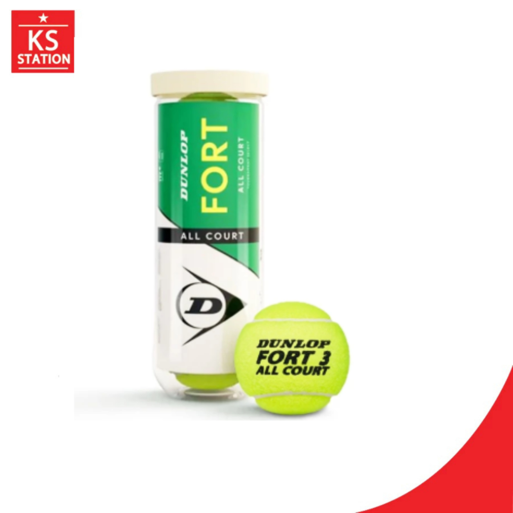 Dunlop AO ลูกเทนนิส ลูกเทนนิสซ้อม tennis ball FORT ALL COURT (กระป๋องละ 3 ลูก)แท