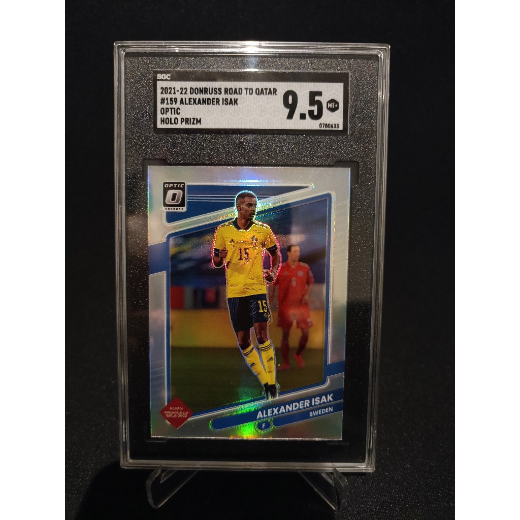 Alexander Isak Liverpool 2021 Donruss Optic #159 Silver Prizm SGC 9.5