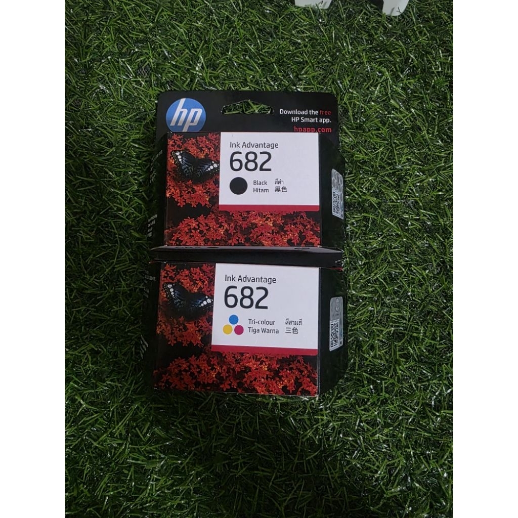 หมึกแท้ HP 682  แพ๊คคู่สุดคุ้ม