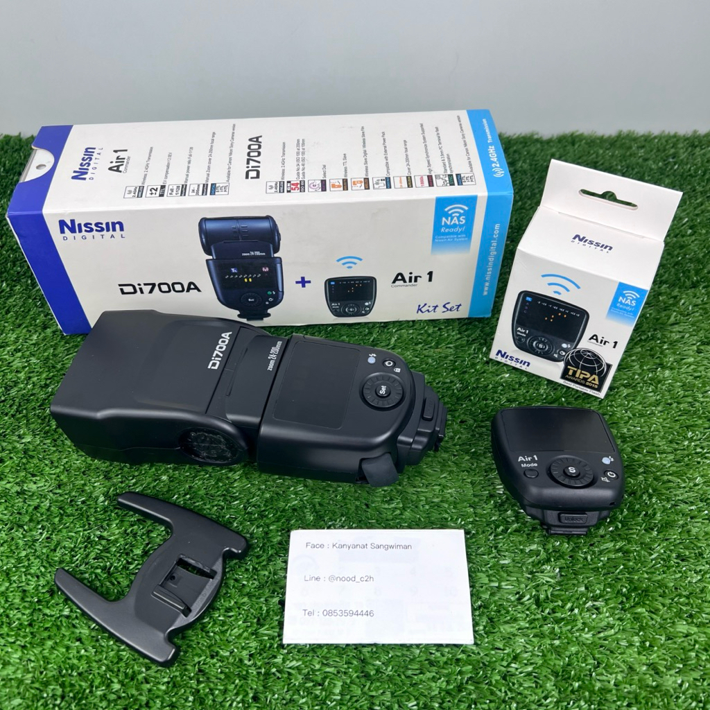แฟลช Nissin Di700A พร้อมทริกเกอร์ Air1 Commander สำหรับ Sony หมดประกัน สภาพดี