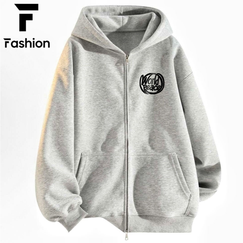 เสื้อฮู้ดแจ็คเก็ต Unisex เนื้อผ้านุ่มมาก ใส่คู่กับแฟนแล้วดูน่ารัก ส่งฟรี