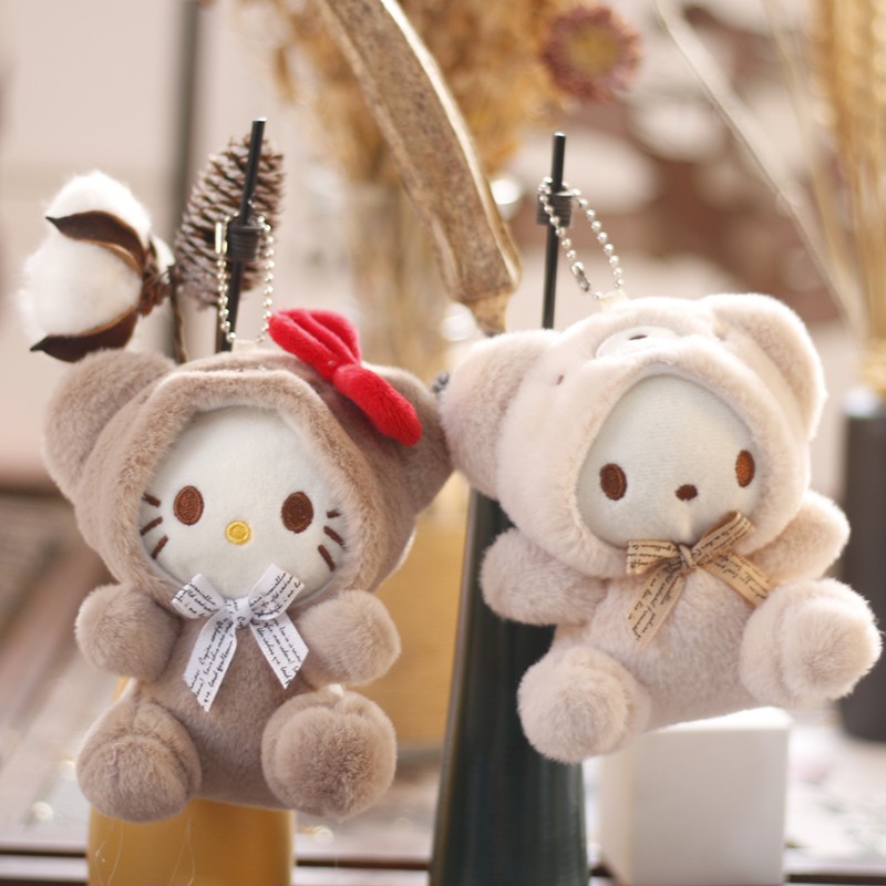 [พร้อมส่ง]พวงกุญแจซานริโอ พวงกุญแจคุโรมิ KT เมโลดี้ ชินนาม่อน ที่ห้อยกระเป๋าซานริโอ🧸🎀 - รูปที่ 3