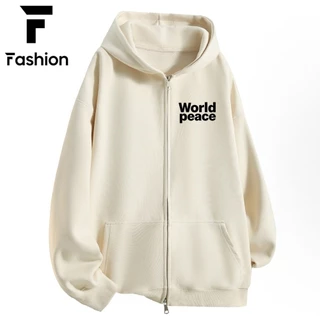 แจ็คเก็ตฮู้ดี้ Unisex เนื้อผ้านุ่มลื่น สัมผัสดีเยี่ยม ใส่คู่กับแฟนได้ ไซส์ครอบคลุม