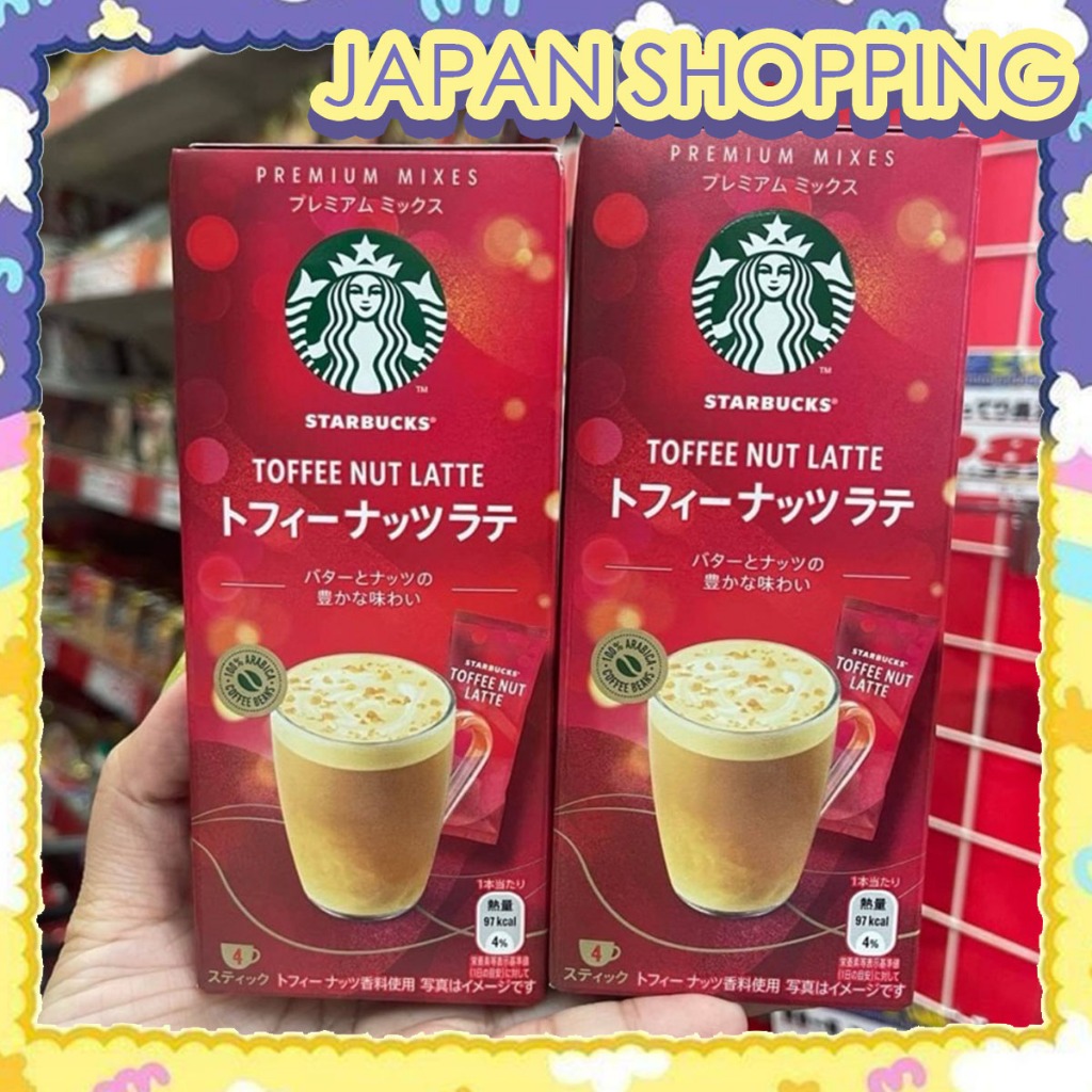 ‼️ของแท้จากญี่ปุ่น‼️STARBUCKS TOFFEE NUT LATTE กาแฟสำเร็จรูปเกรดพรีเมียม พร้อมทานได้เลยยยย รสหอม มัน
