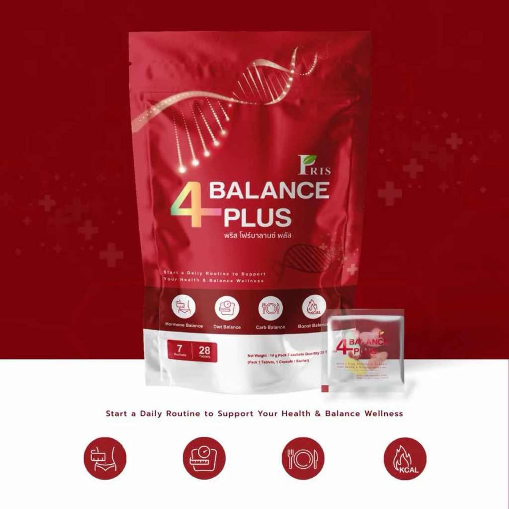 PRIS 4BALANCE PLUS ผลิตภัณฑ์เสริม อาหาร พริส โฟร์บาลานซ์ พลัส นวัตกรรมใหม่ ชุด วิตามินบาลานซ์ พริสั่ง