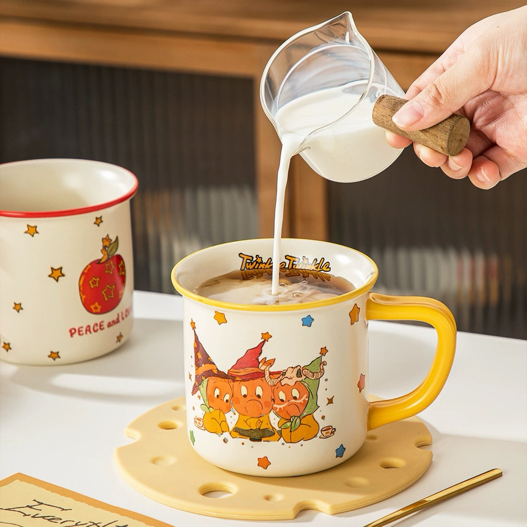 ⚡️พรีออเดอร์⚡️Twinkle Twinkle ~ แก้วมัคสตาร์แมน แก้วเซรามิค แก้วกาแฟ 430ml ลิขสิทธิ์แท้ % ราคา ถูกที่สุด ดีลบีเคเค แกลเลอรีภาพที่ 4