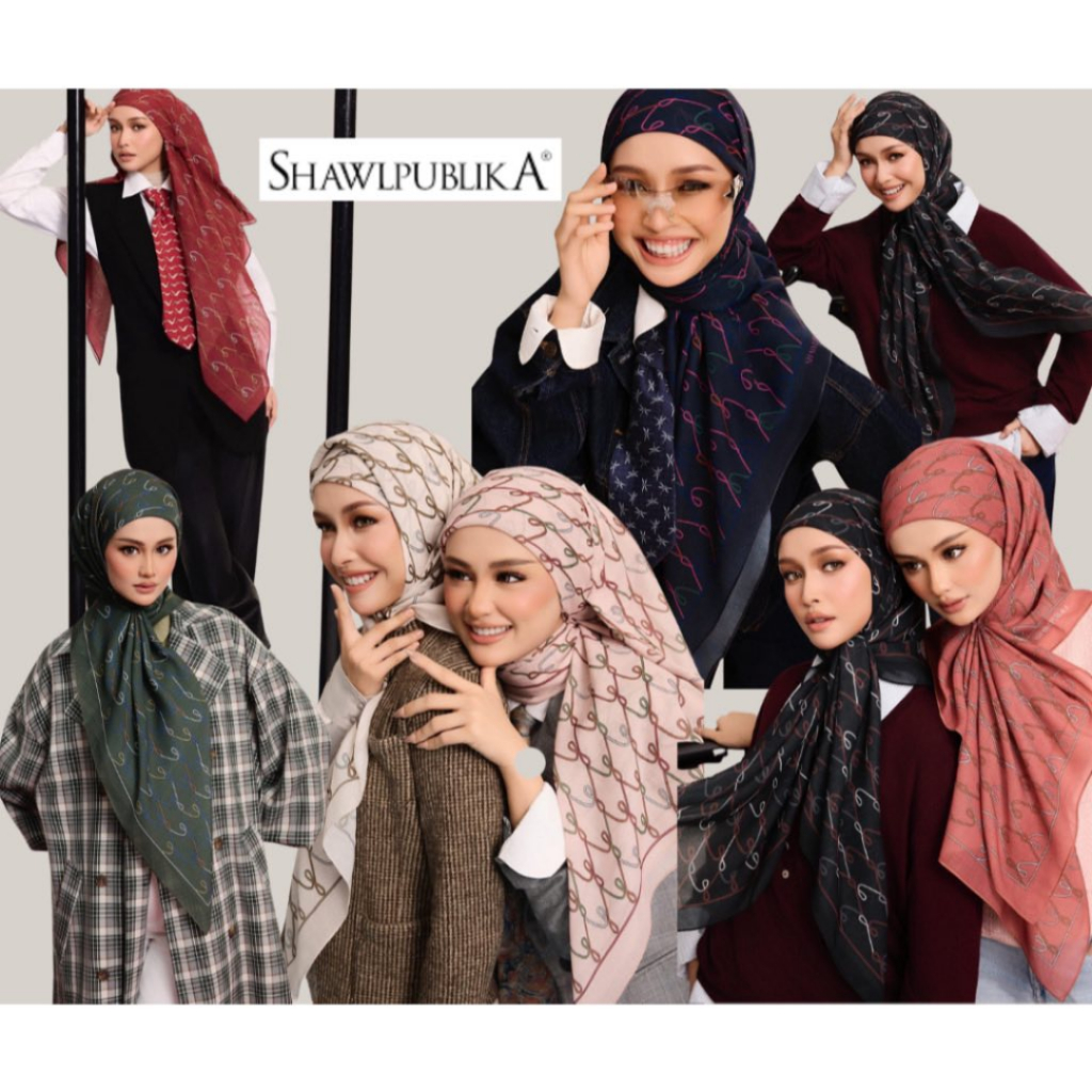 ผ้าคลุมแบรนด์  SHAWLPUBLIKA (ผ้า Cotton (หลาสกรู)