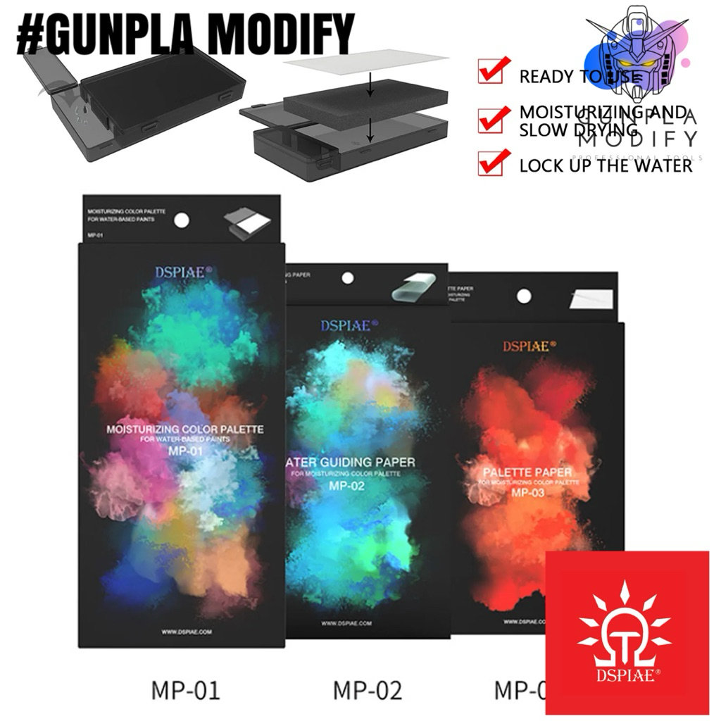 DSPIAE Moisturizing Color Palette จานสีน้ำแบบเปียก