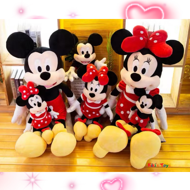 [พร้อมส่ง]ตุ๊กตามิกกี้เม้าส์ ตุ๊กตามินนี่เม้าส์ คุณภาพดีมาก มีหลายขนาด - รูปที่ 5