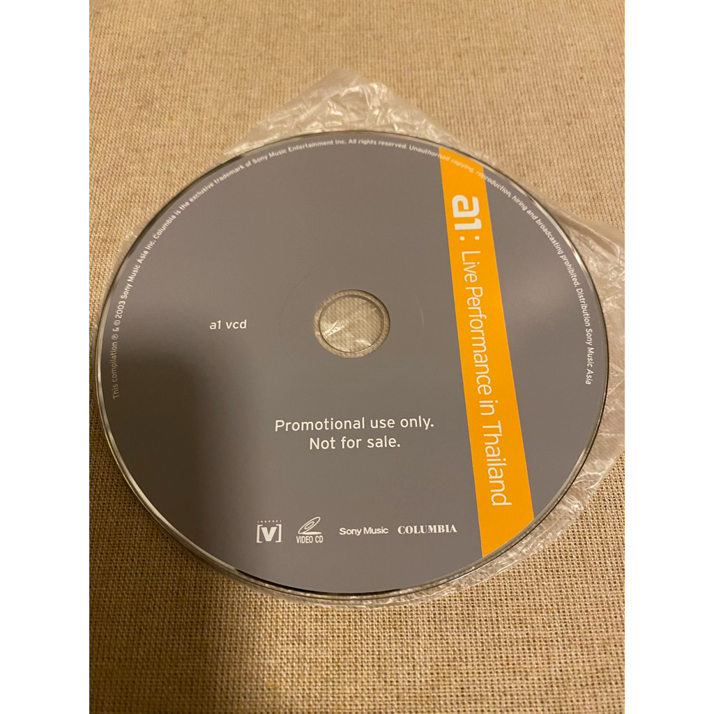 แผ่น VCD วีดีโอซีดี  สภาพใหม่                             หายาก the moffatts a 1 bangkok A1