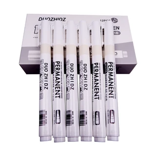 ปากกามาร์คเกอร์ สีขาว กันน้ำ ปากกาเพ้นท์ เขียนยาง/กระจก/พลาสติก/ผ้า หมึกถาวร กันน้ำ ไม่ซีดจาง มาร์คยางรถยนต์/เหล็ก/แก้ว