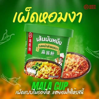 Haidilao เส้นมันหนึบ หม่าล่าคัพ เหนียวนุ่มหนึบหนับ ใส่น้ำร้อนเพียง 3-5 นาทีก็พร้อมทาน