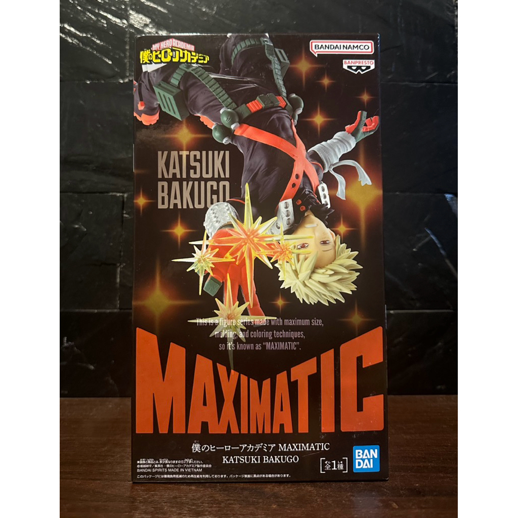 (ลิขสิทธิ์แท้💯%) บาคุโก คัตสึกิ Katsuki Bakugo มายฮีโร่ อคาเดเมีย My Hero Academia Maximatic  Figure
