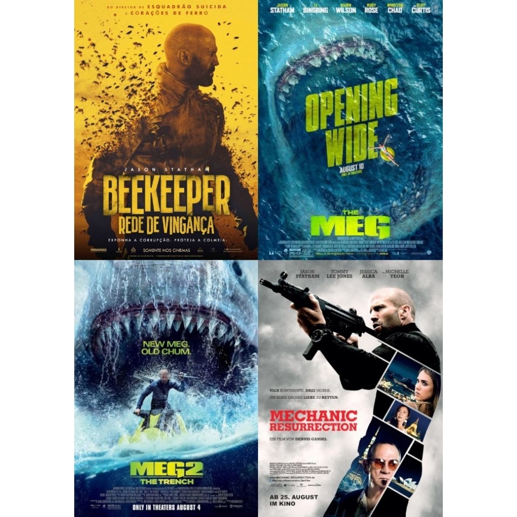 Blu-ray+DVD รวม4ใน1 Meg 2: The Trench (2023) เม็ก 2: อภิมหาโคตรหลามร่องนรก