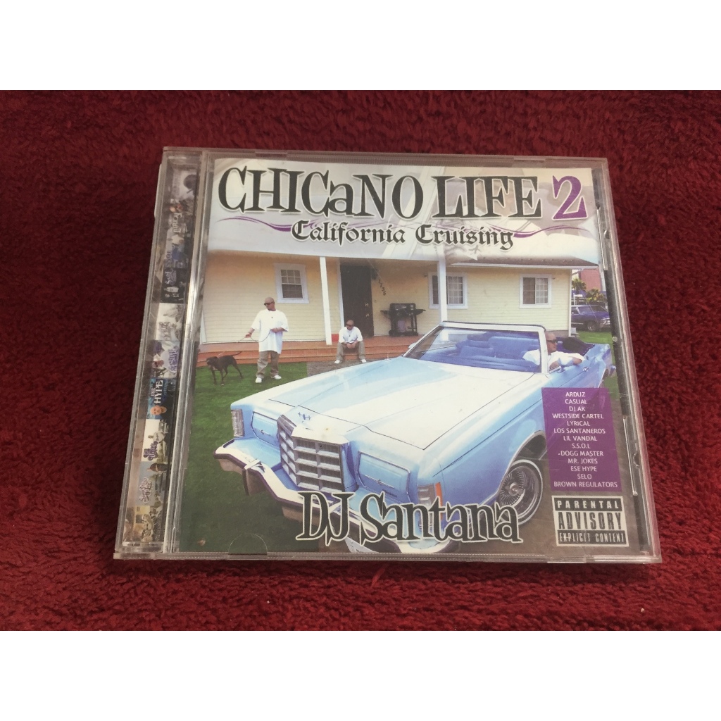 CD DJ Santana - Chicano Life 2 - California Cruising สภาพตามปก CA37-88