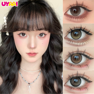 คอนเทคเลนส์ [ปกติ(0.00)] UYAAI Choco Jump series คอนแทคเลนส์…