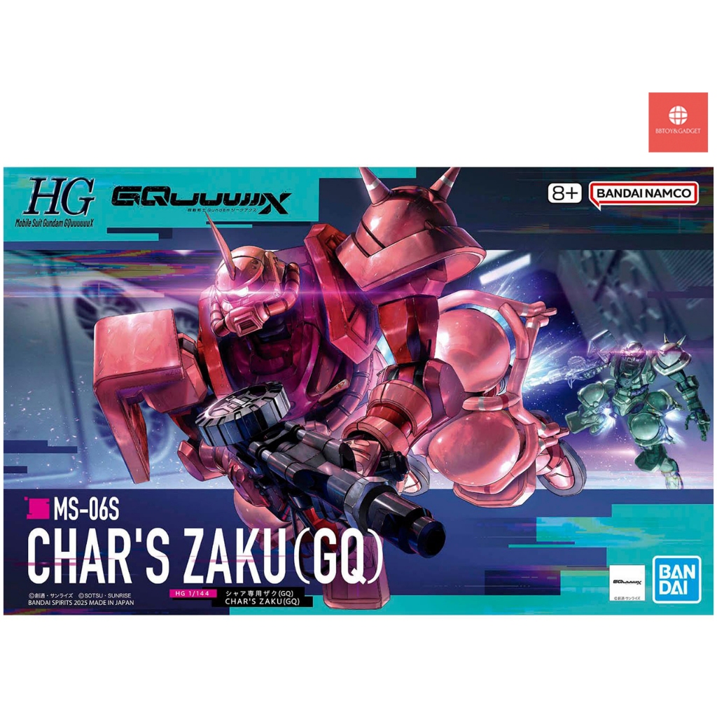 📍ส่งด่วน📍⭕พร้อมส่ง⭕HG 1/144 CHAR'S ZAKU (GQ)