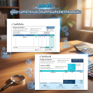 (คู่มือจัดการภาษี) แถมฟรีสมุดรายงานเงินสดรับ-จ่าย พร้อมคู่มือเช็กลิสต์เอกสารที่กรมสรรพากรยอมรับ จดได้ 3,360 รายการ/เล่ม