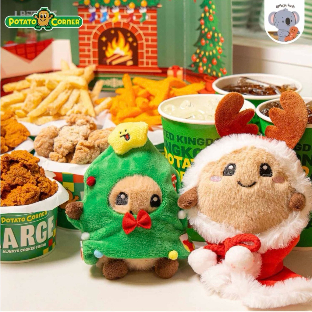 พวงกุญแจตุ๊กตาโปเตโต้จิ๋วbaby potato corner🥔 ของแท้100% 🇹🇭